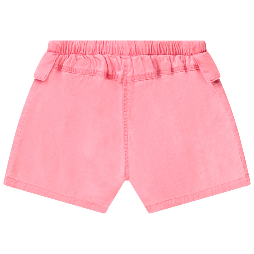 Short de lyocell con cintura elástica y cinturón para anudar para niña 