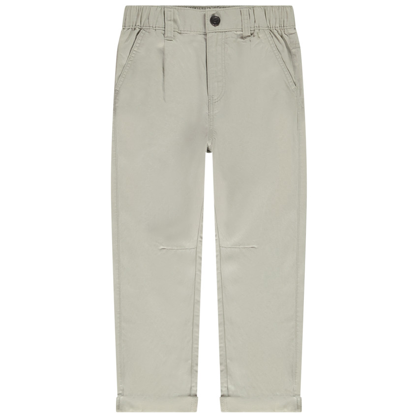 Pantalón chino con cintura elástica niño 