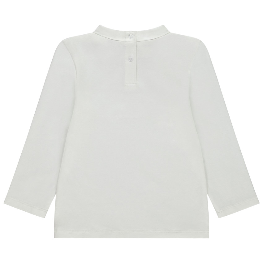 Pelele liso con cuello chimenea para bebé niña 