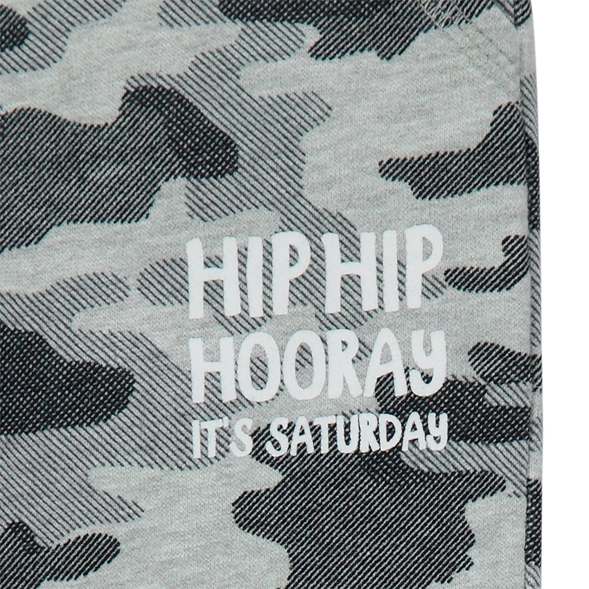 Pantalón de jogging de felpa motivo camuflaje all-over 