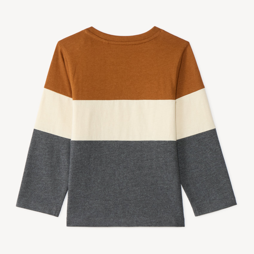 Camiseta de manga larga para bebé niño con estampado divertido. 