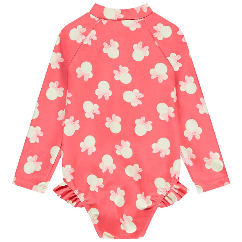Bañador de una pieza anti-UV de Minnie Disney para niña bebé 