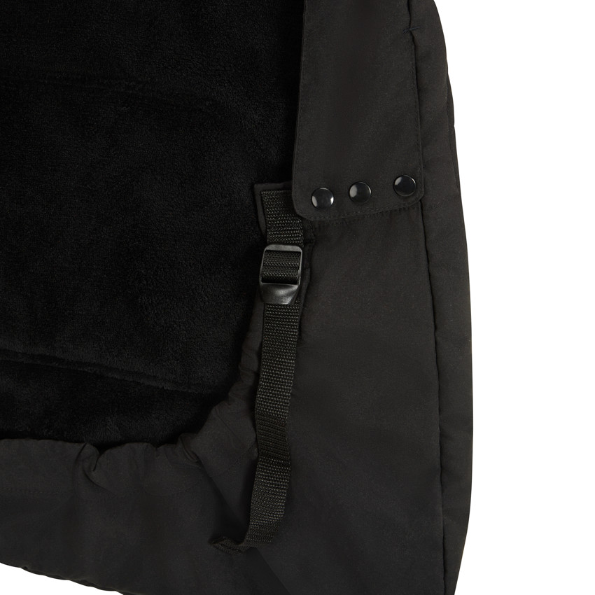 Protección cálida universal para portabebés Ourson negro 