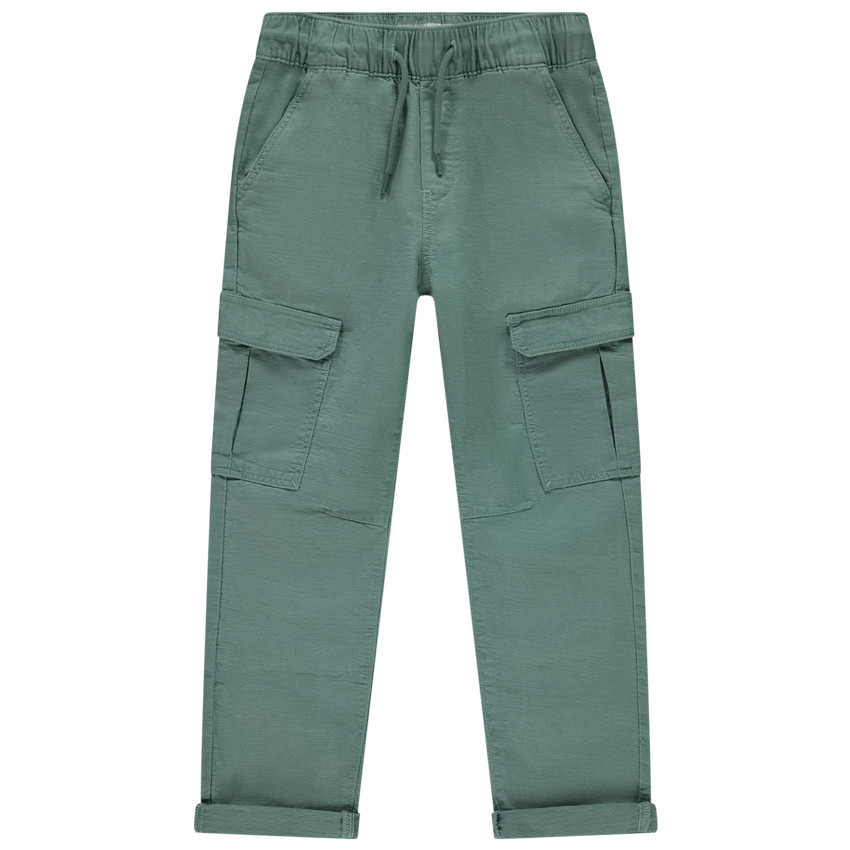 Pantalón cargo con cintura elástica para niño 