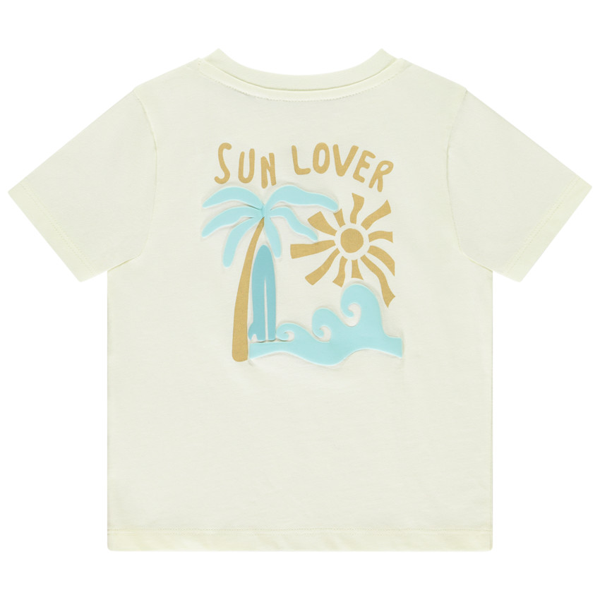 Camiseta de manga corta con motivo fantasía para bebé niño 