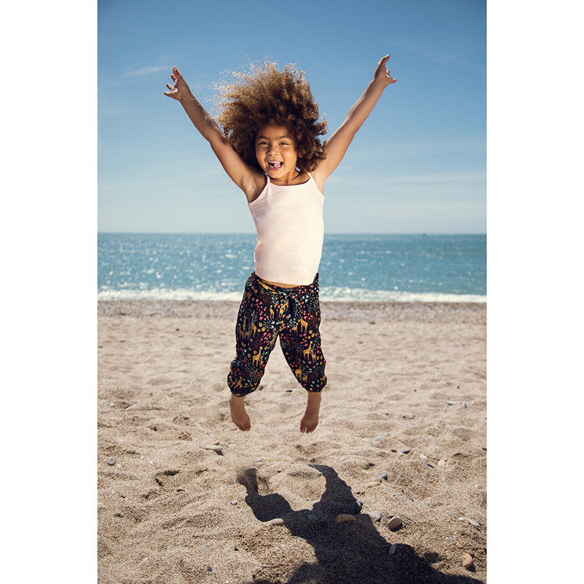 Pack de 3 camisetas sin mangas lisas para niña 