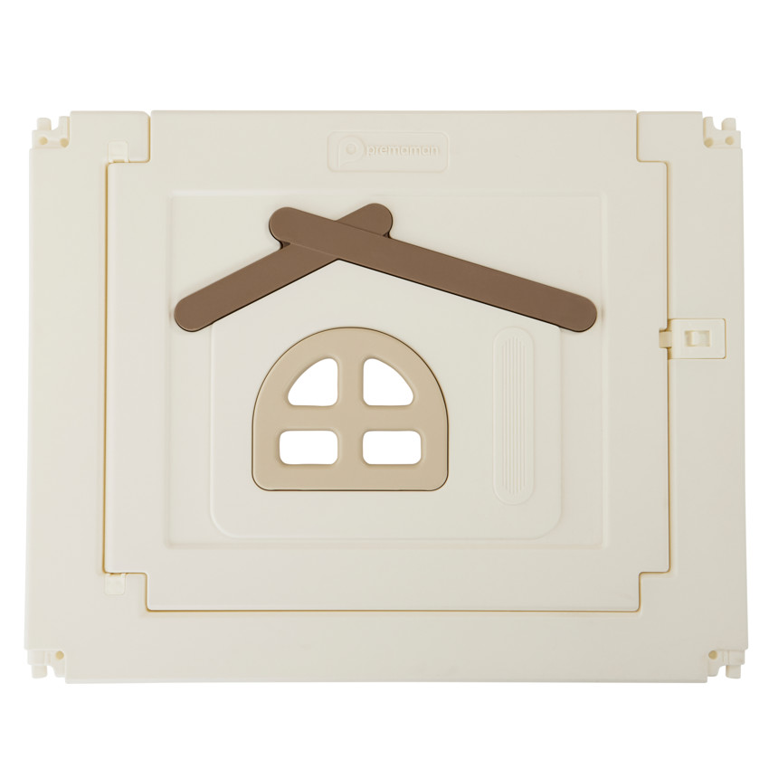 Parque modulable Joy en plástico blanco 