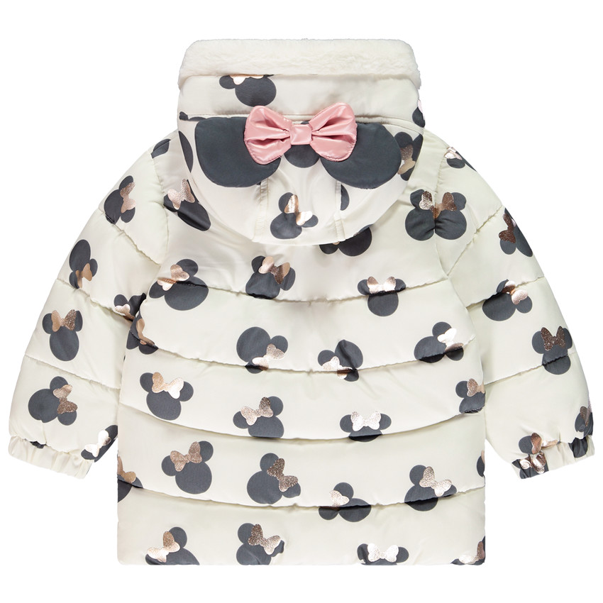 Chaleco acolchado Minnie Disney para bebé niña con forro de sherpa 