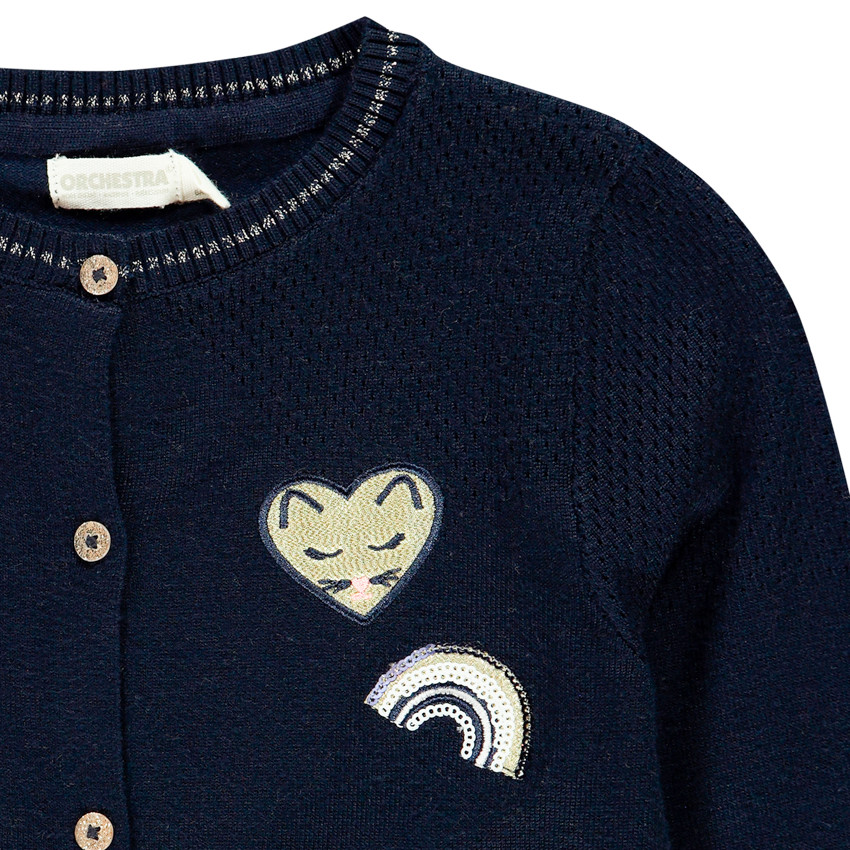 Chaqueta de punto azul marino  Additional Chaqueta de punto azul marino