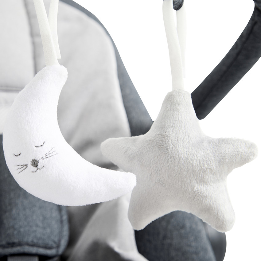 Transat ajustable en altura Uppy gris 