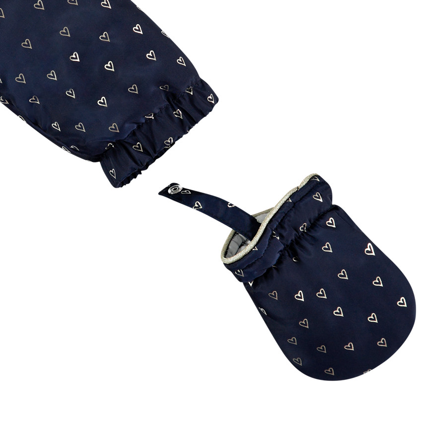 Pelele estampado corazones forrado de sherpa para niña  Additional Pelele estampado corazones forrado de sherpa para niña