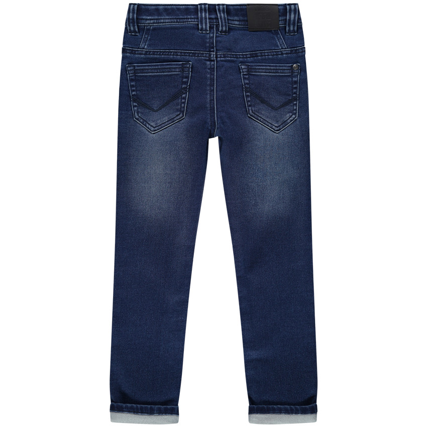 Pantalón vaquero efecto desgastado con bolsillos para niño 