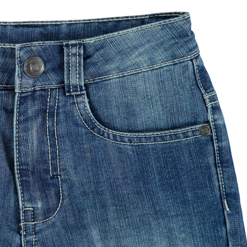 Bermudas vaqueras de efecto desgastado y arrugado Main Bermudas vaqueras de efecto desgastado y arrugado