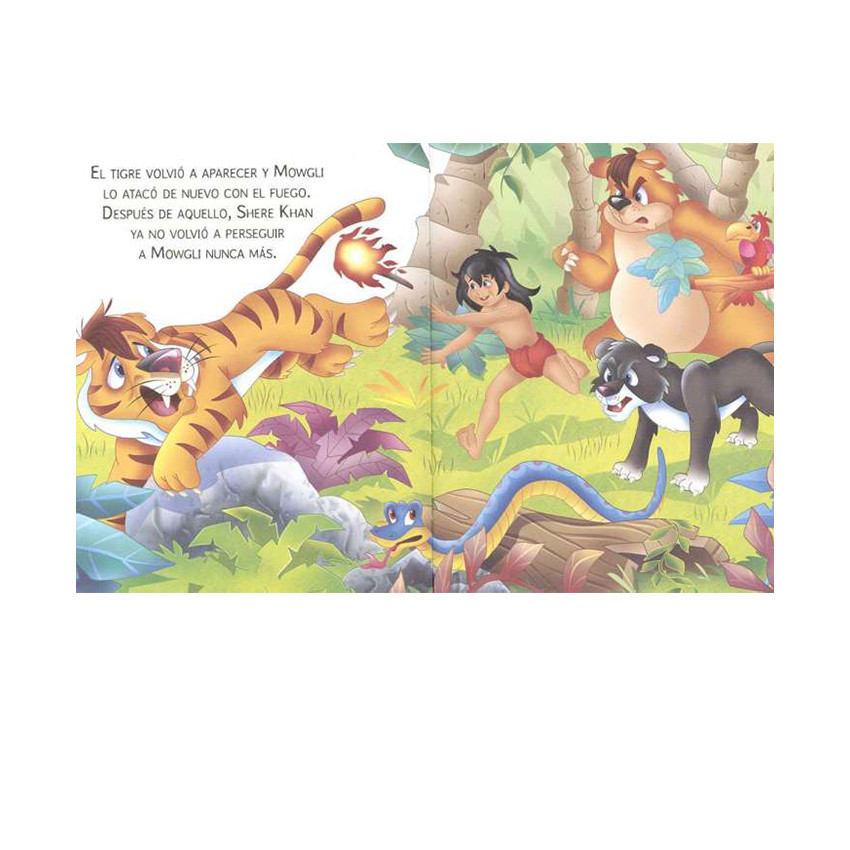 Cuento Blancanieves y el Libro de la Selva Colección Clásicos para contar +4años 