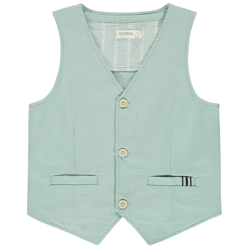 Chaleco sin mangas estilo camarero para niño 