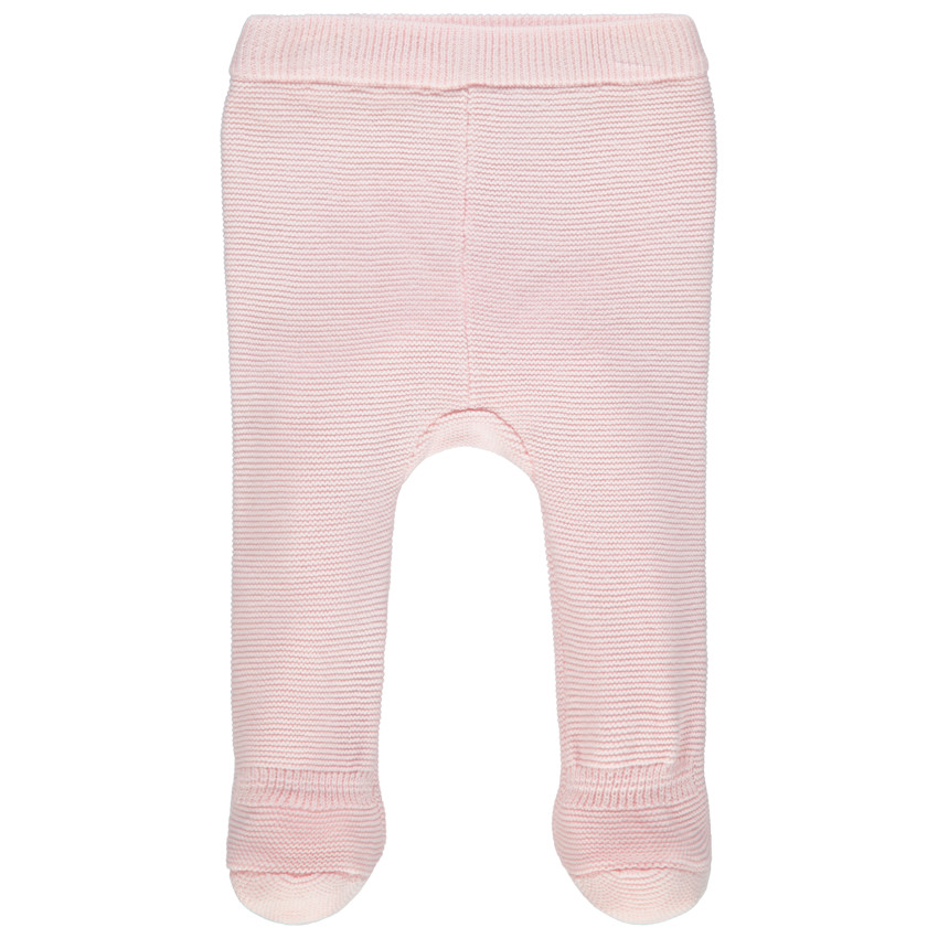 Leggings con pies cerrados de punto de algodón ecológico 