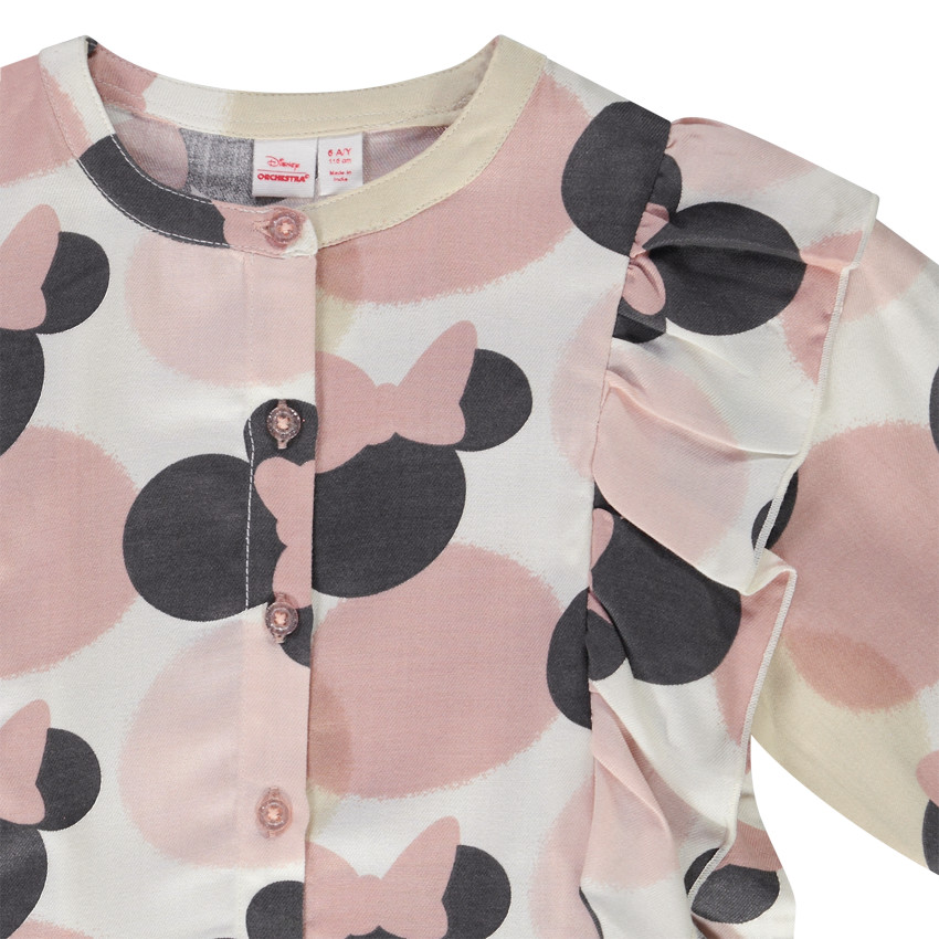 Tunique manches longues imprim Minnie Disney pour fille