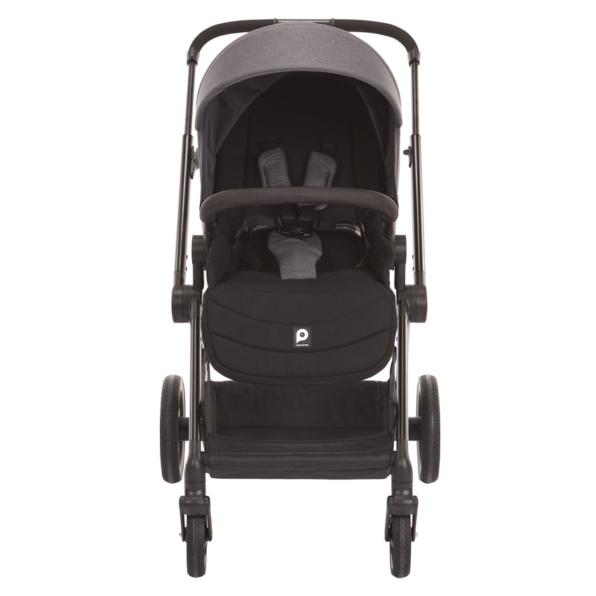 Carrito Trío Athéna con silla de coche i-Prim gris 