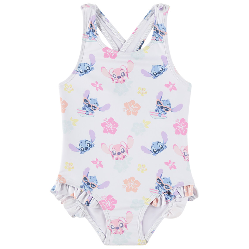 Maillot de baño de una pieza Stitch & Angel Disney para niña 