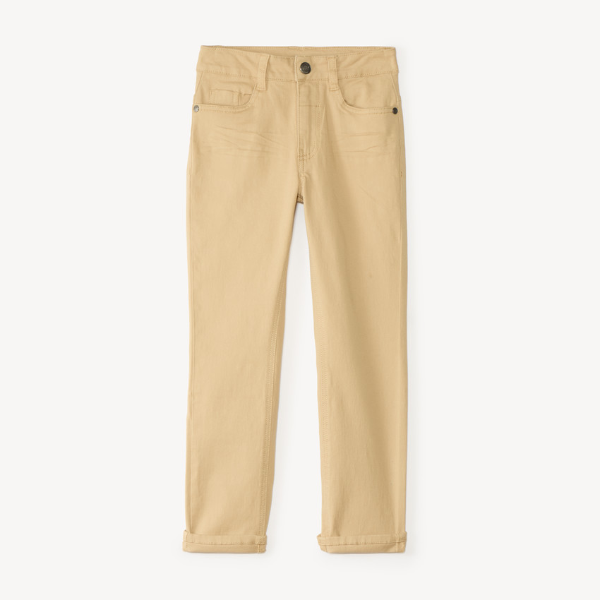 Pantalón slim liso para niño 