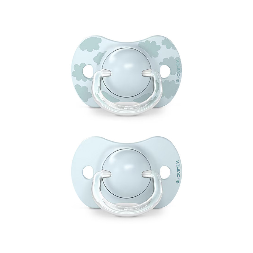 Pack de 2 chupetes de silicona SX Pro 0-6 M Dreams blue 