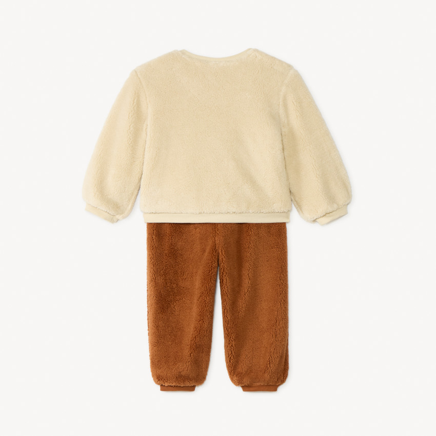 Conjunto de chándal de sherpa para bebé niño 
