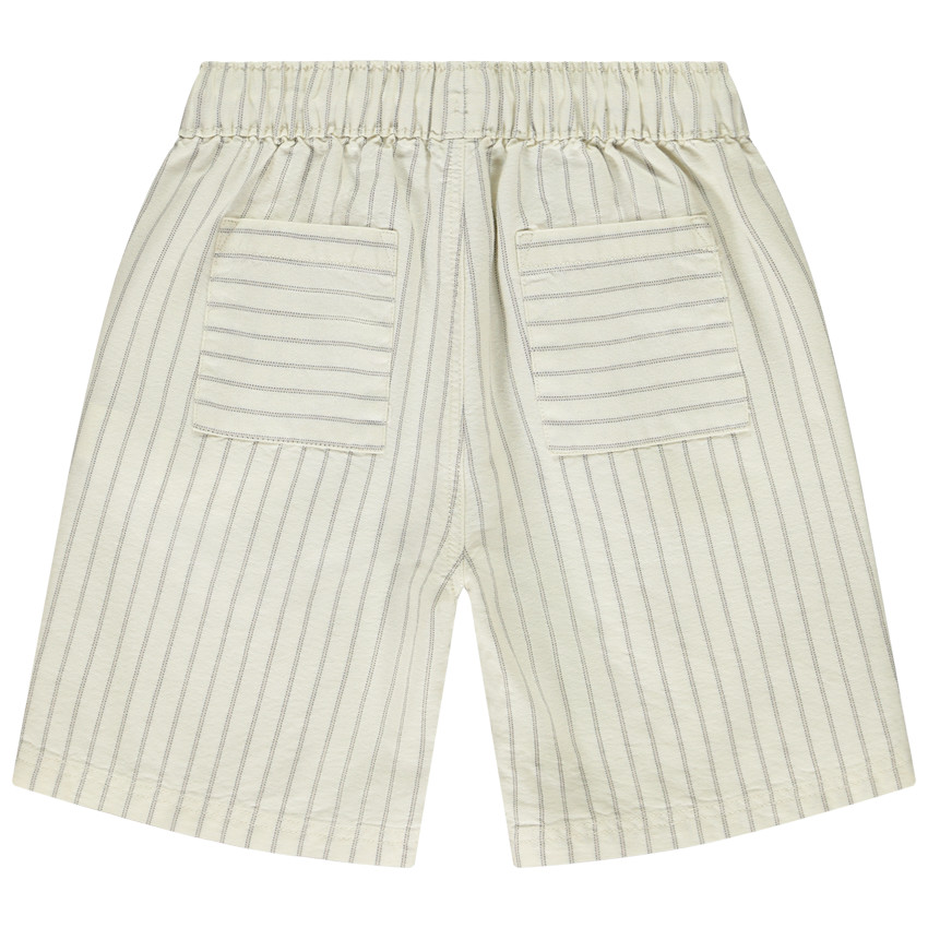 Bermudas de tela rayada para niño 