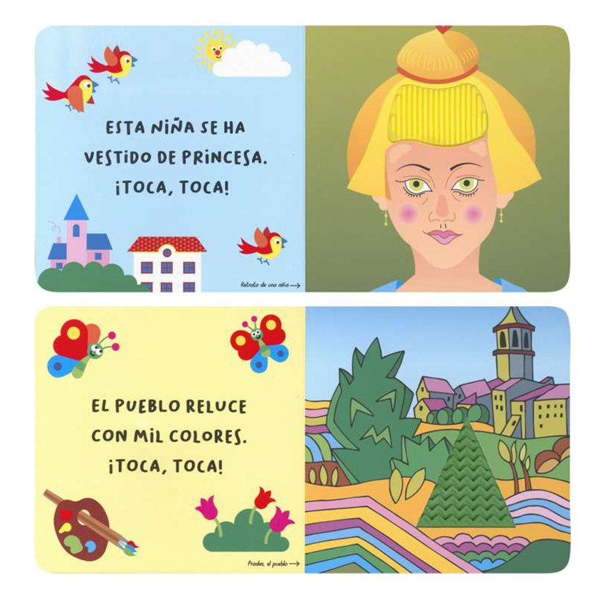 Libro con texturas Miró... para niños +2años 