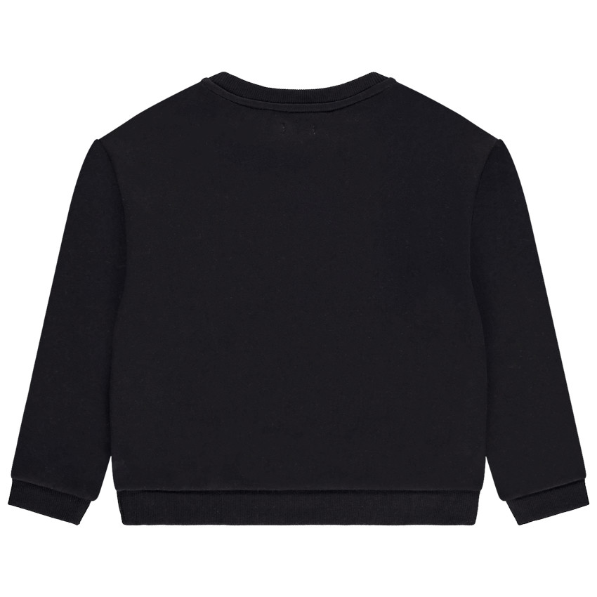 Sudadera de felpa con corazón de strass para niña 
