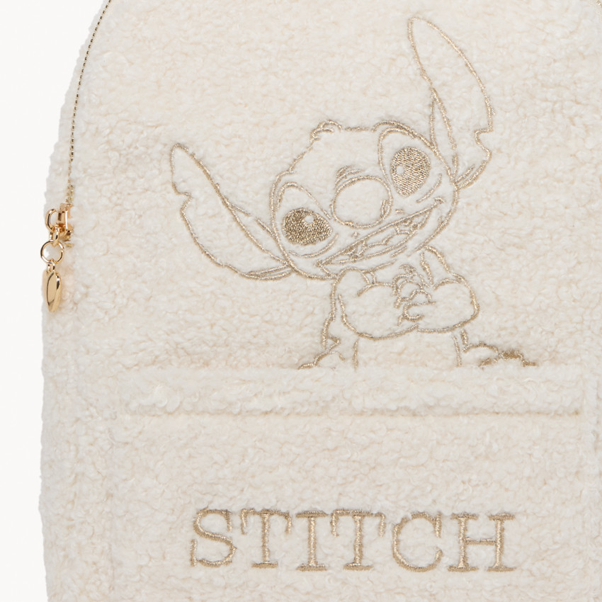 Mochila de sherpa con efecto de bucles Stitch Disney para niña 