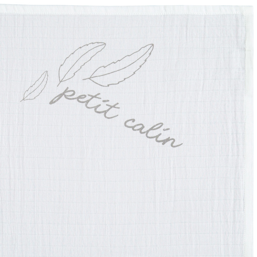 Pack 3 muselinas motivo plumas  Additional Pack 3 muselinas motivo plumas