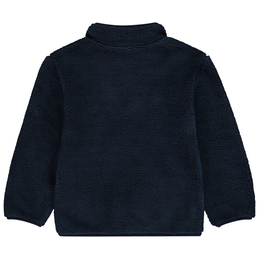 Sudadera de polar con cuello camionero para niño 