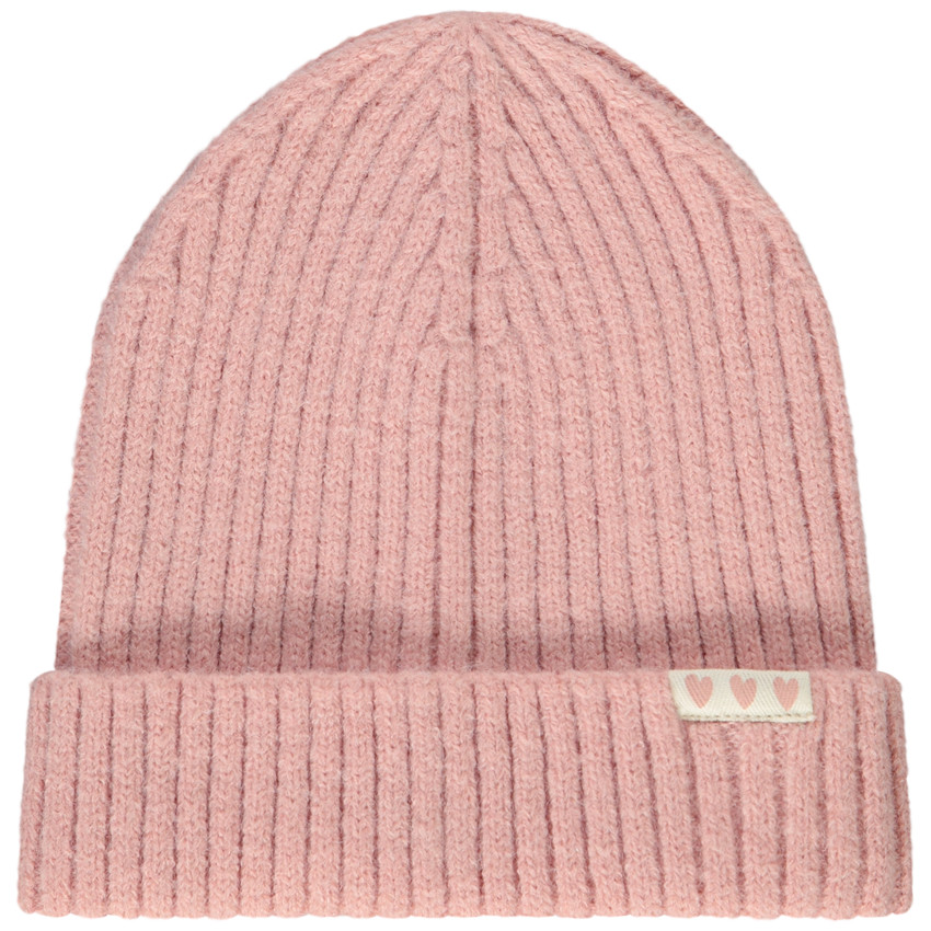Gorro de canalé liso para niña 