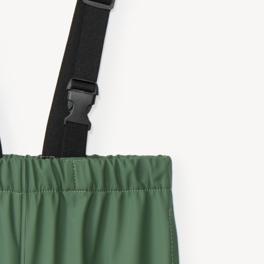 Pantalón de lluvia waterproof con tirantes para bebé niño 