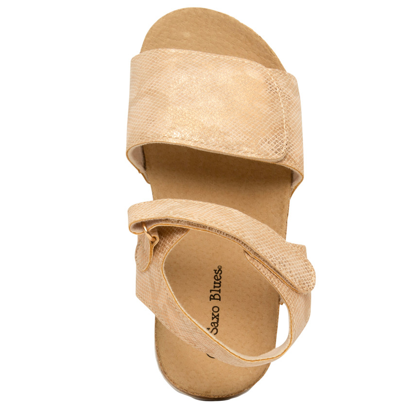 Chanclas brillantes con estampado de serpiente para niña 