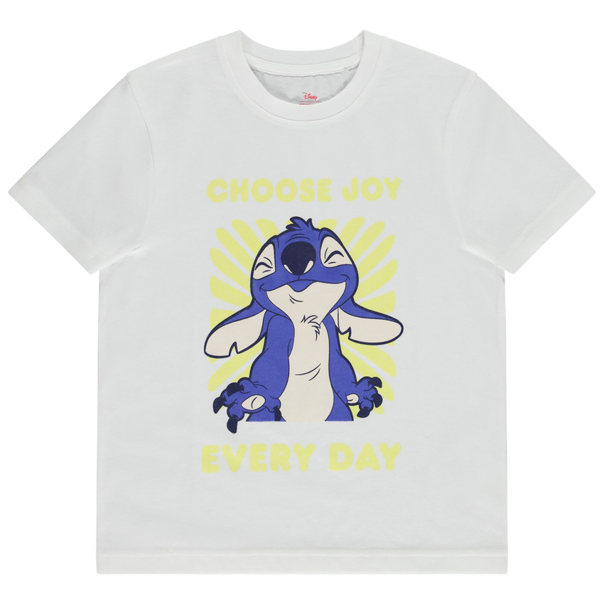 Camiseta manga corta estampado Stitch Disney para nino Orchestra