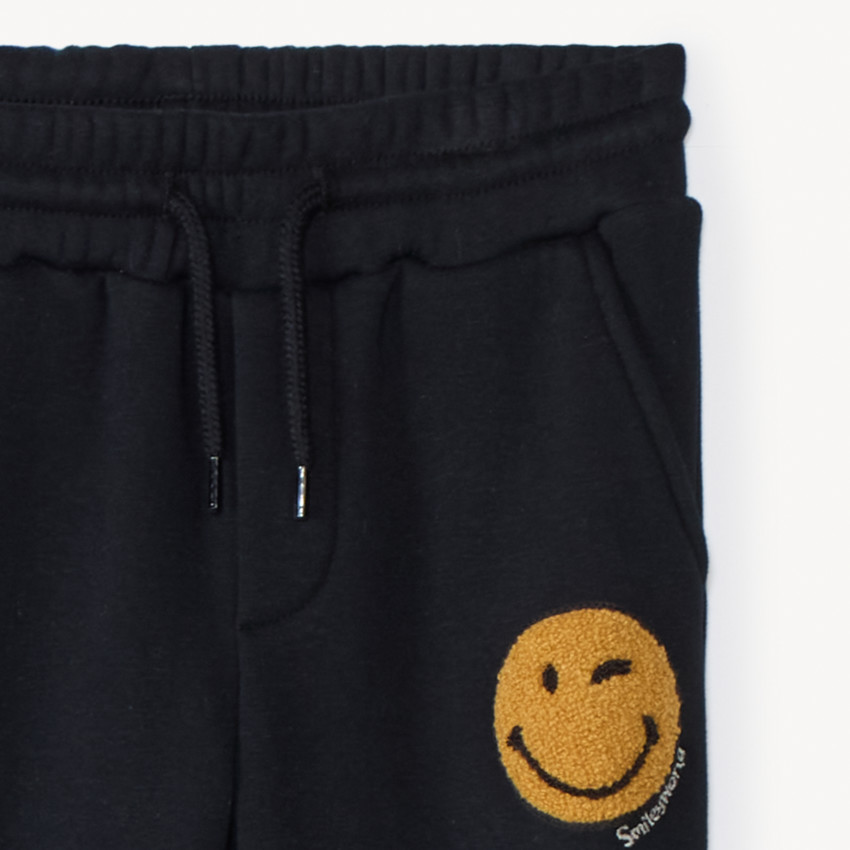 Jogging molleton patch SmileyWorld pour garçon 