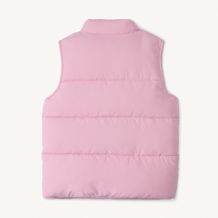 Chaleco acolchado sin mangas liso para niña 