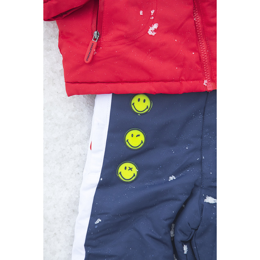 Pantalón de esquí impermeable con parches Smiley 