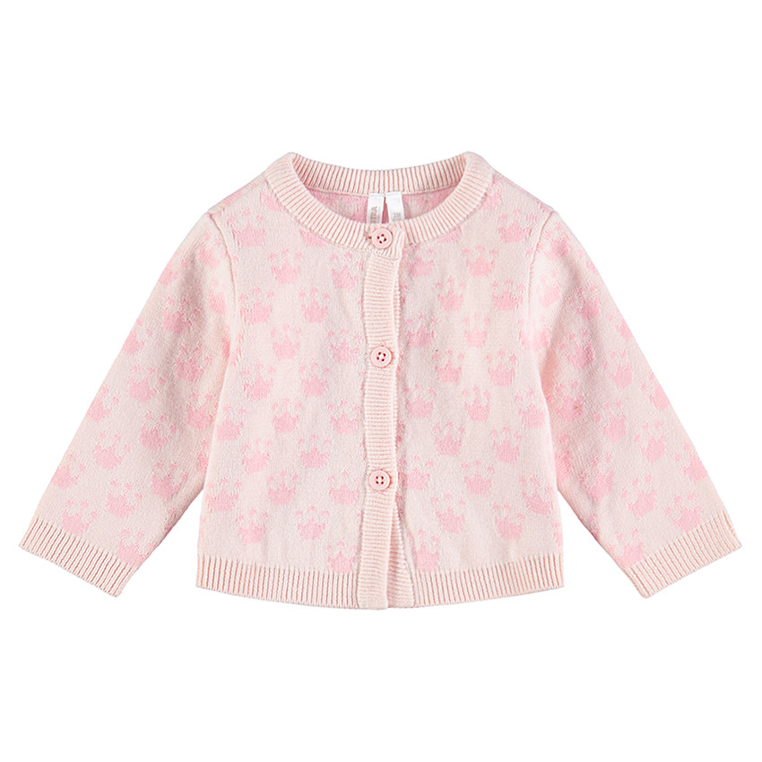 Chaqueta de punto con dibujo de jacquard all over  Additional Chaqueta de punto con dibujo de jacquard all over