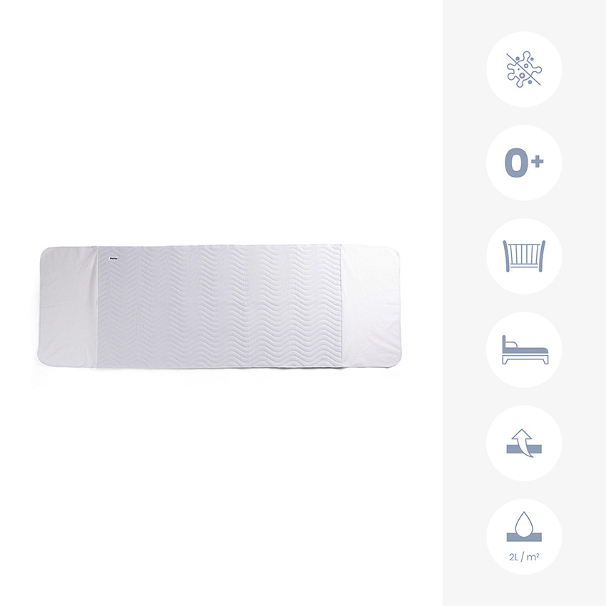 Protector de colchón Absoplus blanco 