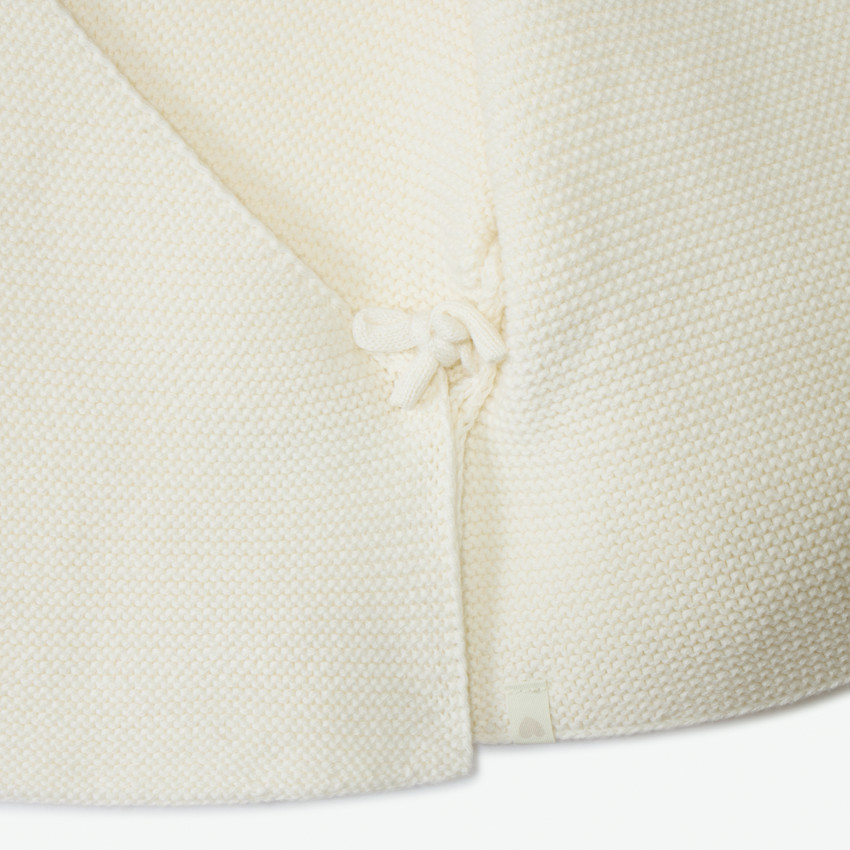 Brassière de punto musgo liso para bebé niña 