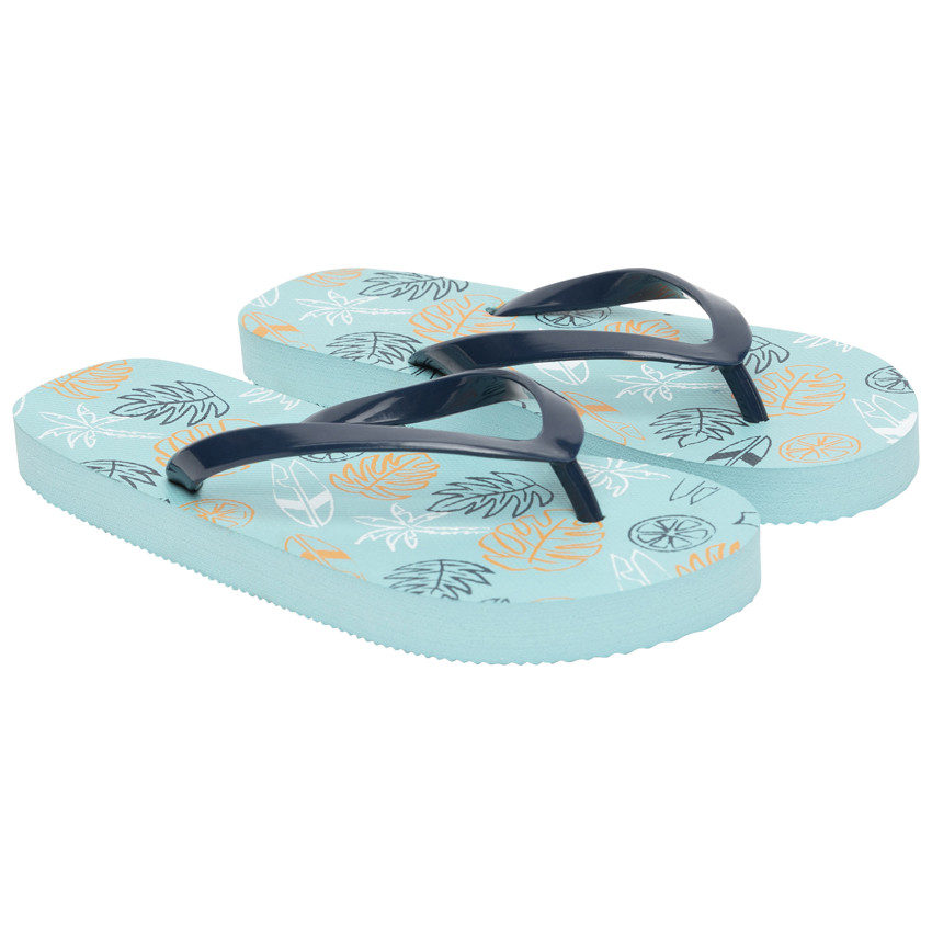 Tongs impresos con diseño de hojas para niño con tira según la edad. 