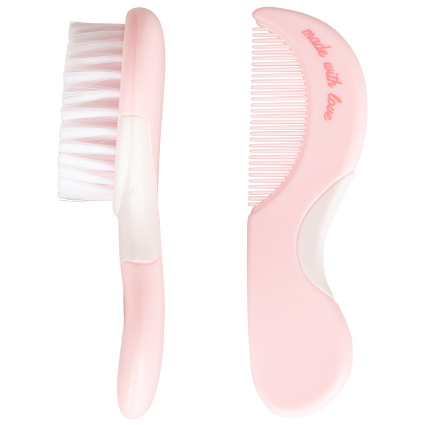 Set cepillo y peine Aloha - Rosa 
