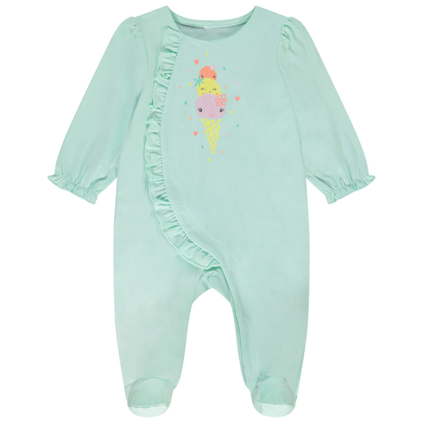 Pelele con estampado de hielo brillante para niña bebé  Additional Pelele con estampado de hielo brillante para niña bebé