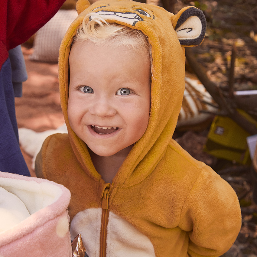 Pelele divertido de sherpa El Rey León Disney para bebé niño 