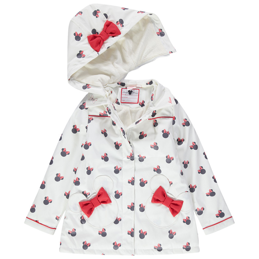 Parka de goma con Minnie estampada all over con forro de borreguillo  Additional Parka de goma con Minnie estampada all over con forro de borreguillo