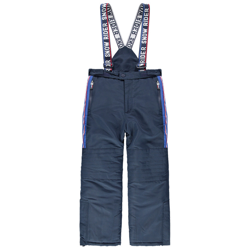 Júnior - Pantalón de esquí impermeable con tirantes desmontables 