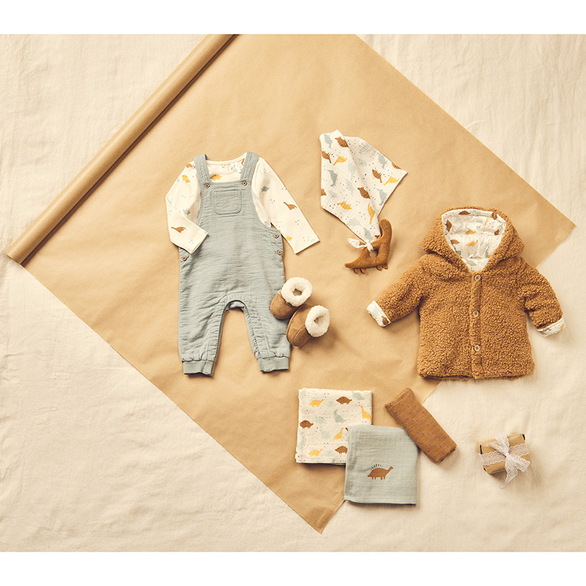 Patucos efecto ante - "Mini Dinos"  Additional Patucos efecto ante - "Mini Dinos"