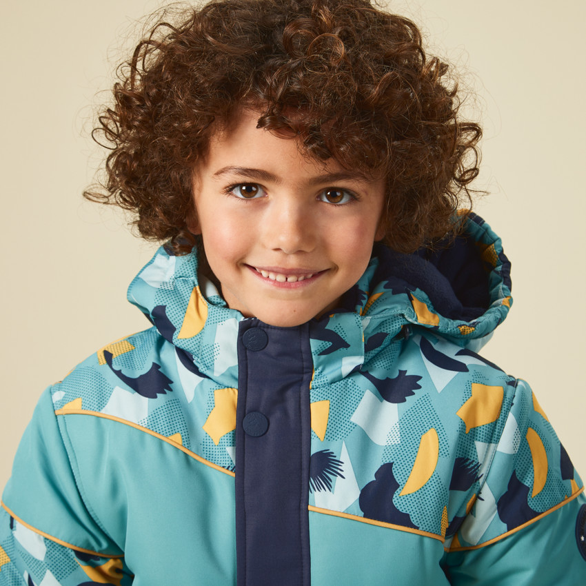 Combinaison de ski déperlante imprimé graphique pour garçon 